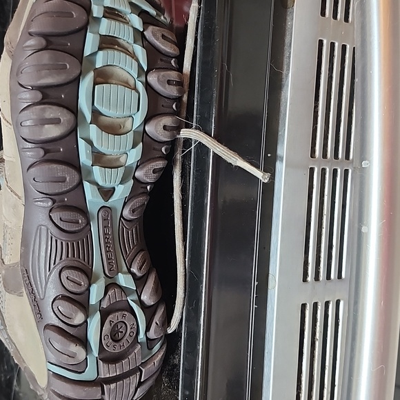 Merrell Brown and Tan Athletic Shoes with Ankle Support - Picture 2 of 3